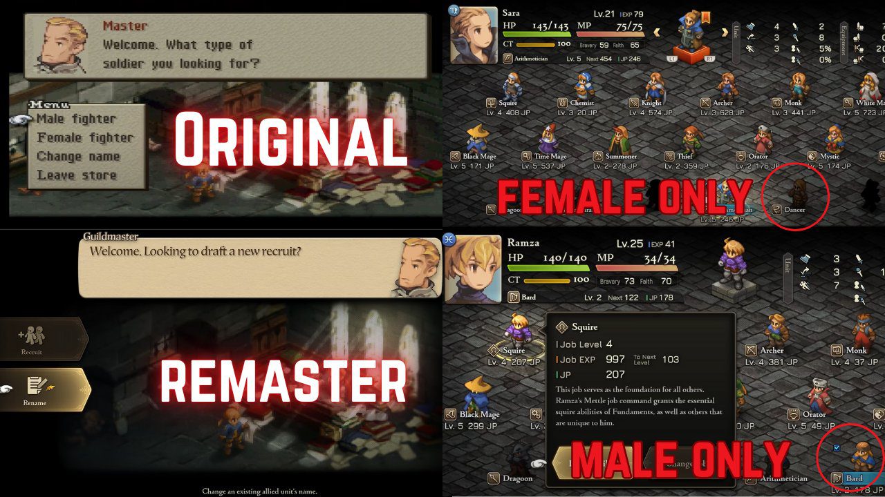 Ff tactics avoids male female