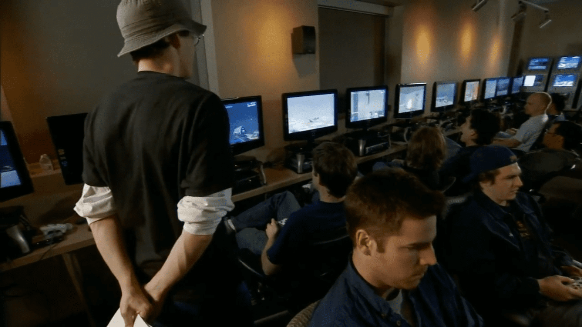 Bungie crew testing halo 3